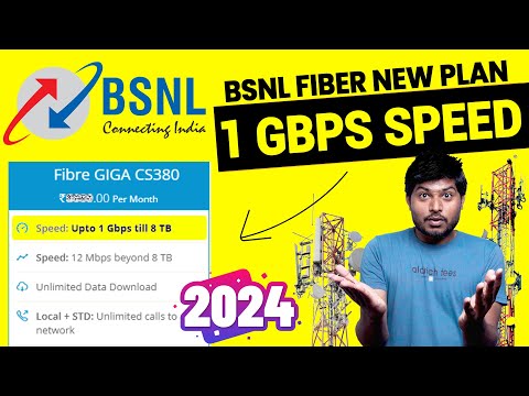 1 Gbps BSNL Fiber Plan | BSNL New Plan Launched | Price | Location