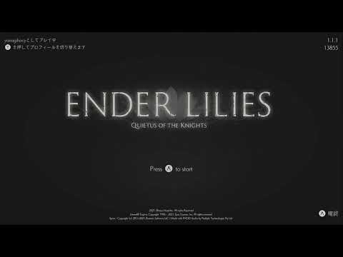 多元変奏ゲーム論「ENDER LILIES」をプレイします。第6回。黒の魔女イレイェンを倒しに行く。