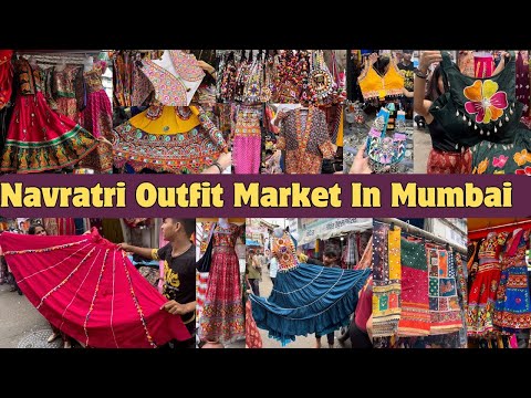 Navratri Chaniya Choli & Jewellery Market In Mumbai | Garba Outfit | Bhuleshwar Market