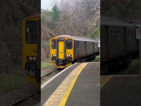 150207 arriving into Calstock from Gunnislake to Plymouth