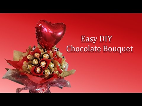 Easy DIY Chocolate Bouquet Tamil | Valentines Day Gift Ideas | Chocolate Bouquet Making |