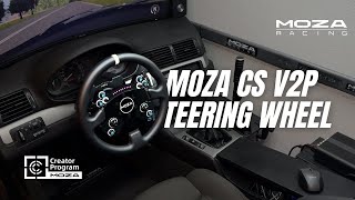 Elevate your Sim Racing Experience with the MOZA CS V2P Steering Wheel