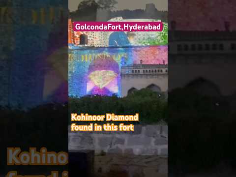 GolcondaFort Laser Light &sound Show|#golcondafort #shortvideo #shorts#short #youtubeshorts