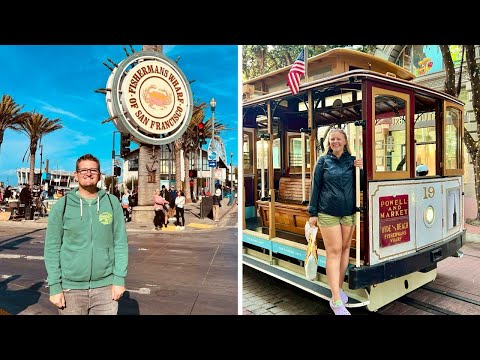 San Francisco Sightseeing! Pier 39, Fisherman's Wharf & Cable Car Ride!