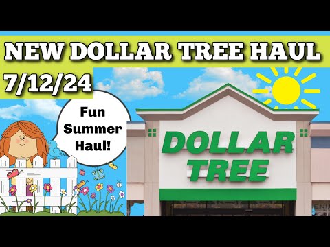 Fun Summer Dollar Tree Haul 7/12/24