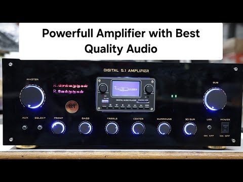 Analog Amplifier With Extra 3D Surround By Martin Audios | Superb Quality Audio Output | 800 Watts |