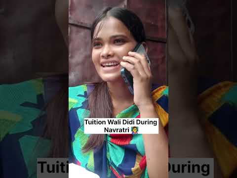 Tuition Wali Didi During Navratri 👩‍🏫 ||  Laugh with Honey | #navratri #durgapuja #relatable #viral