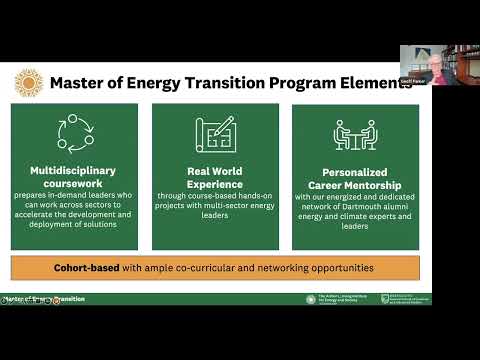 Master of Energy Transition Info Session, December 16, 2024