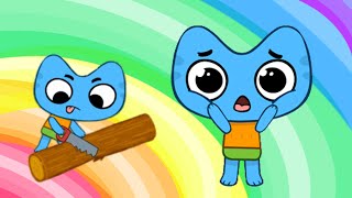 Animated Cartoons for Kids - little kittens - Kit and Kate