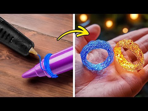 TRANSFORMA PEGAMENTO EN MAGIA: JOYERÍA Y MANUALIDADES CON PLUMA 3D 💍🖌️