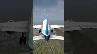 Suddenly plane engine failed at top terrain #shorts #systemchange  watch full video for result