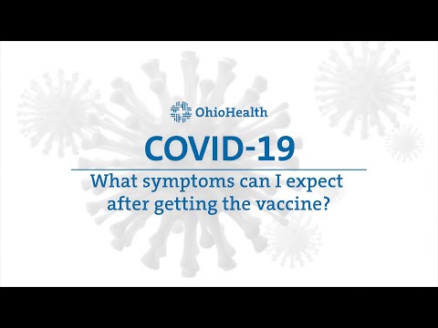 OhioHealth: Post-vaccine symptoms?