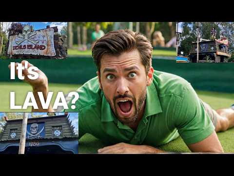 Mini Golfing in HELL! 🔥🏌️‍♂️ Epic Adventure at M&D's Devil's Island 2024