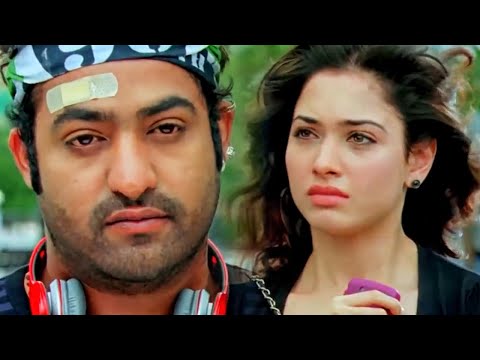 तमन्ना का फोन आते ही जूनियर एनटीआर कट कर देता है | Jr NTR & Tamanna Bhatia Movie Scene