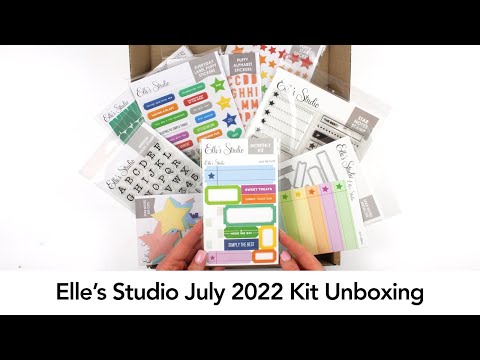 Elle's Studio July 2022 Kit Unboxing