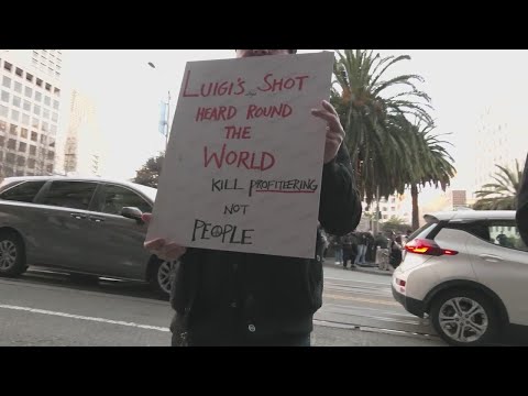 Protesters rally during San Francisco healthcare conference