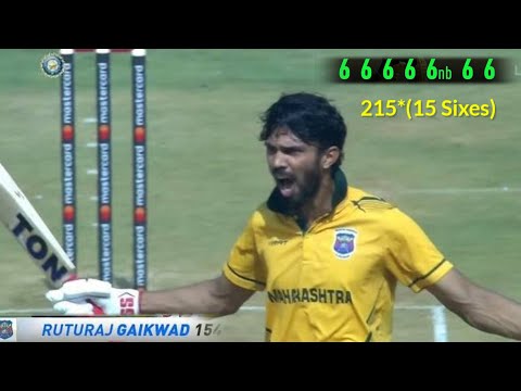 CSK Ruturaj Gaikwad batting in Vijay hazare Trophy 2024 Maharashtra today