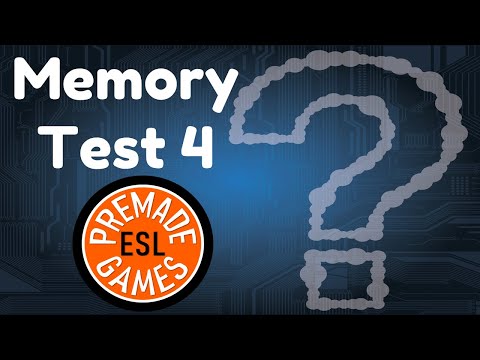 Memory Game (Part 4) | How Good Is Your Memory? | English Beginners Level