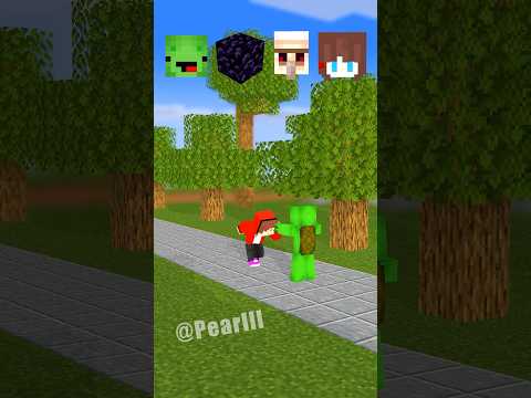 How to stop a runaway JJ - Minecraft Animation #shorts #minecraft #maizen