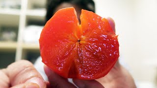 How to Eat a Persimmon:  What it Tastes Like