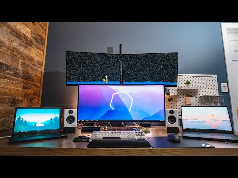 MEGA DESK - Office Desk Setup Tour