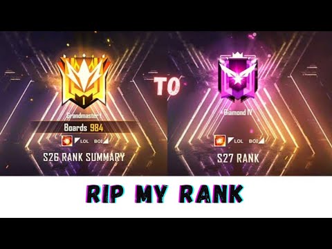 GARENA ITS NOT GOOD 😒 RIP MY BR - RANK 😓