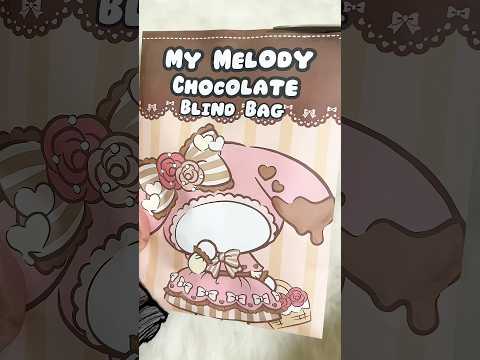 My Melody Chocolate 🍫 Blind Bag #blindbag #asmr #squishy #unboxing #sanrio #craft #mymelody