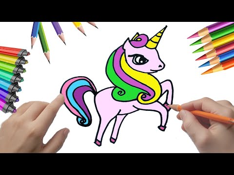 Dibujo de pony unicornio para colorear