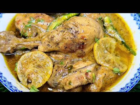 Lemon Pepper Chicken Recipe In Urdu Hindi,New Chicken Recipe,Kalimirch Ka Chicken | Lemon Chicken