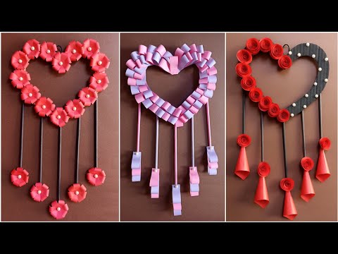 3 Beautiful paper wall hanging craft | craft ideas with paper | devar sobi | art and craft 💡