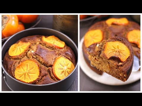 Banana Persimmon Bread | Persimmon Cake | Christmas Holiday Breakfast & Dessert