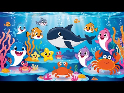 Sea Animals Song for Kids 🌊 | Learn About Sea Animals 🦈🐋🐠 | Fun & Educational Ocean Adventure!