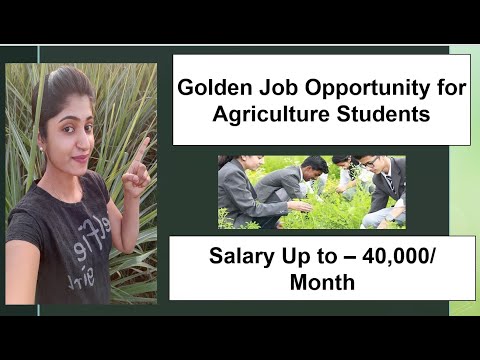 Job Opportunity for Agriculture Students |Agricos|