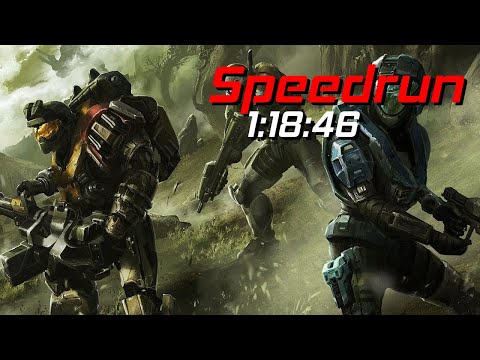 Halo Reach Legendary Speedrun 2 Player in 1:18:46