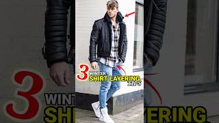 3 Winter Shirt Layering Tips 2024 | 3 Stylish Men's Outfits For Winter 2024