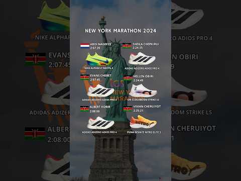 🇺🇸 TCS New York City Marathon 2024 - Podio Zapatillas 🥇🥈🥉👟