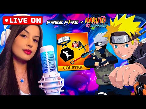 FREE FIRE X NARUTO :: RANQUEADA COM INSCRITOS!!!