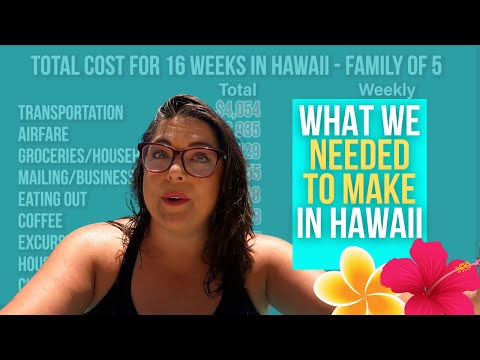 Hawaii Travel Nurse Family Expenses for 16 weeks 👀(What you NEED to make!)