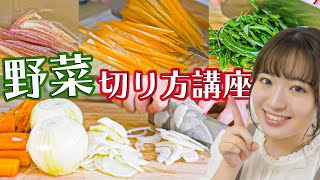 【料理の基本】野菜の切り方や皮のむき方！基本の玉ねぎ〜薬味までたっぷり紹介します！