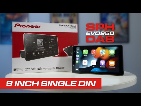 Pioneer SPH EVO950DAB Wireless Carplay, Android Auto Floating Car Stereo | Car Audio & Security