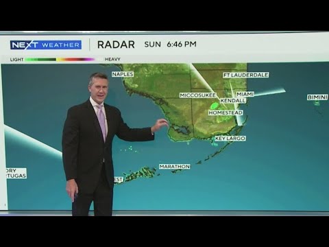 South Florida 6:30 p.m. Weather Forecast 1/12/2025