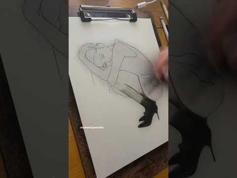 DRAWING ARIANA (tiktok: ratmond.portraits) #art #shortsvideo #artist #artistdrawing #arianagrande