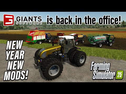 GIANTS ARE BACK! NEW YEAR, NEW MODS! ON FARMING SIMULATOR 25 | PS5 (Review) 7th Jan 25.