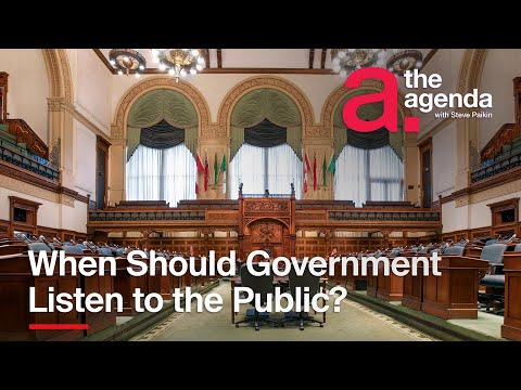 When Should the Government Consult the Public? | The Agenda