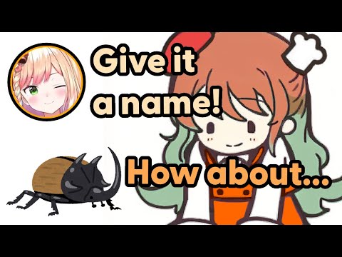 Nene showed Kiara her beetles and let her name one【Hololive】