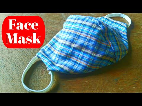 Make Fabric Face Mask at Home Without Sewing Machine | DIY Face Mask | Easy Tutorial