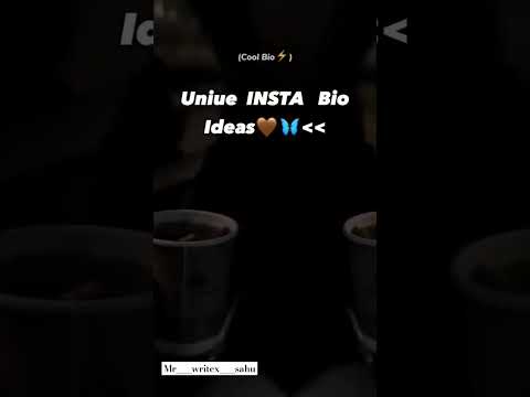 Uniue INSTA bio ideas 🤍🦋  #instagram #bioideas #unique #love #ideas #youtube