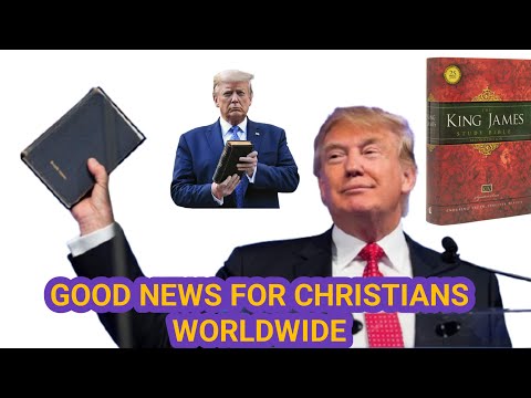 We Are Bringing The Bible BACK To America President Elect Donald J  Trump, Good News for Christians