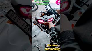 YAMAHA MT 15  HEADLIGHT MODIFICATION 😍🏍️👍😊❤️ #mrahman12 #shots #bike2023 #shor #bike #biketop