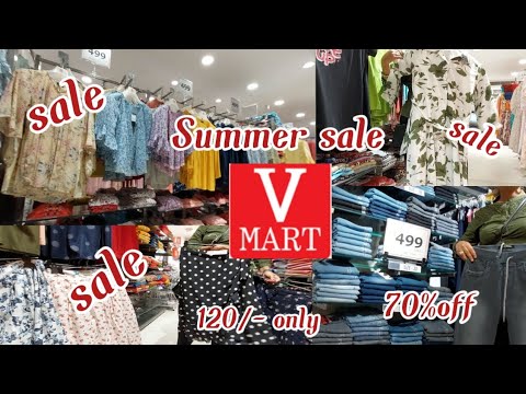 V mart Shopping mall/Summer sale/ 70% off,65%off/ huge discount/latest collections /Partho Dey Vlogs